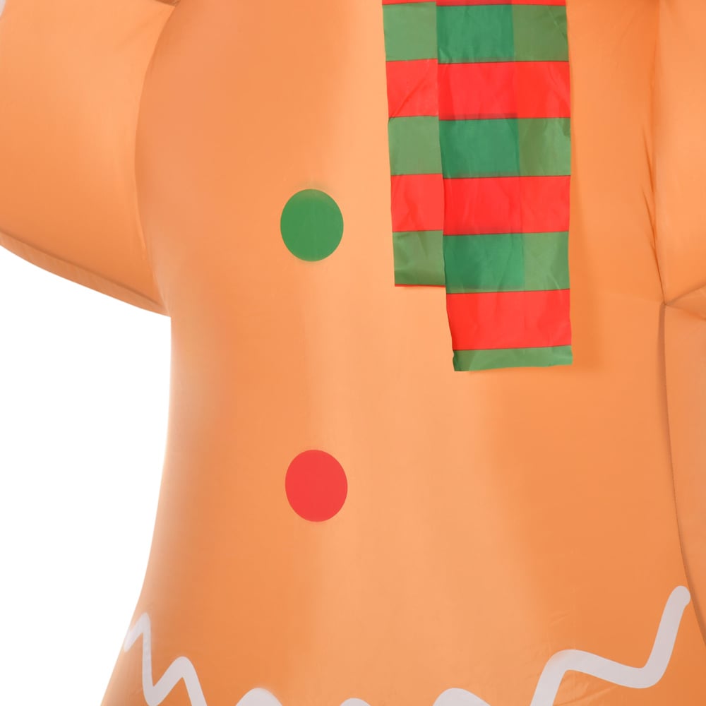 Everglow LED Inflatable Gingerbread Man Decoration 7.8ft Image 5