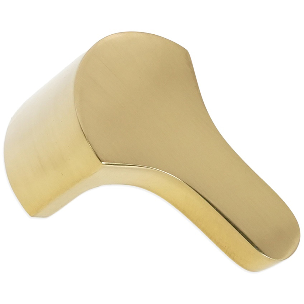 Spira Brass Tulip Polished Brass Drop Pull Handle Image 3