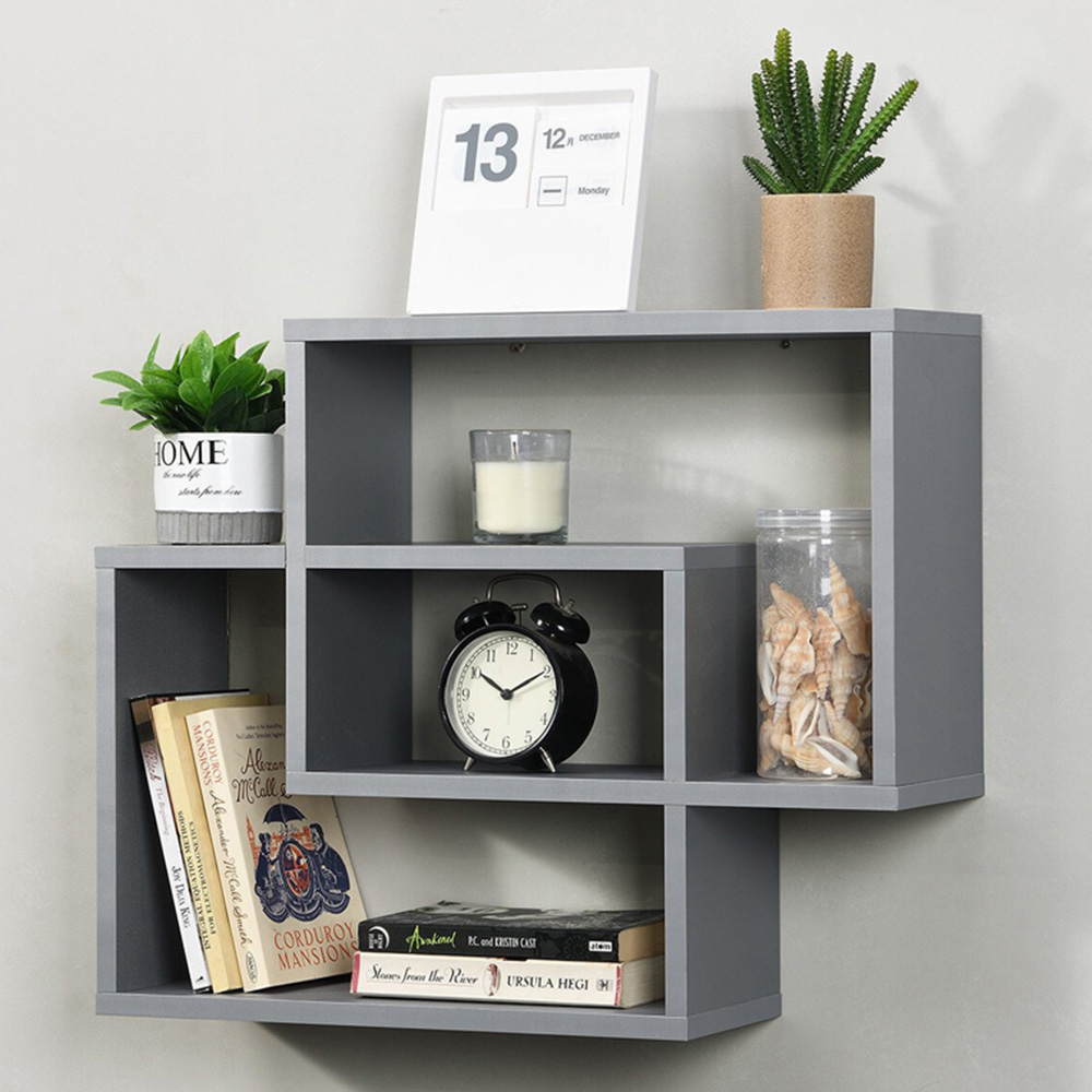 Latitude Display Wall Shelf - Grey Image 1