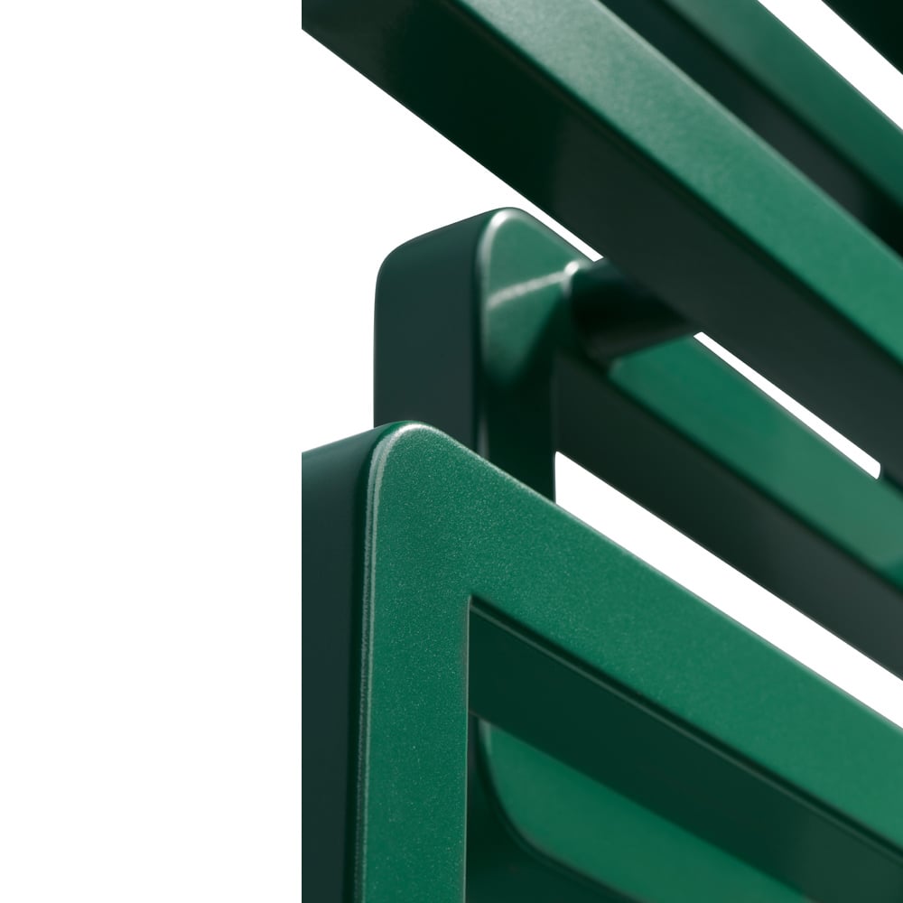 Terma Bookie Matt Green Heated Towel Rail 1155 x 500mm Image 5