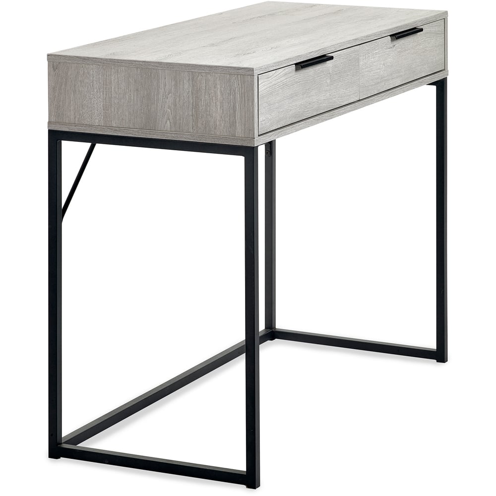 Julian Bowen Bali 2 Drawer Grey Oak Dressing Table Image 4