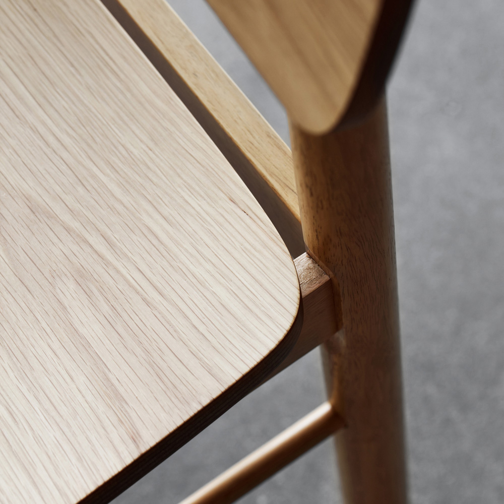 Florence Barlow 2 Seater Bar Dining Table Matt Oak Image 8