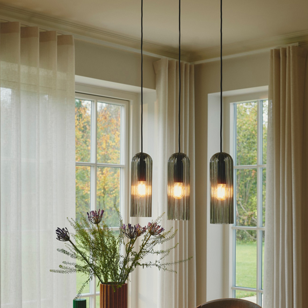 Nordlux Miella 3 Rail Smoked Pendant Light Image 7
