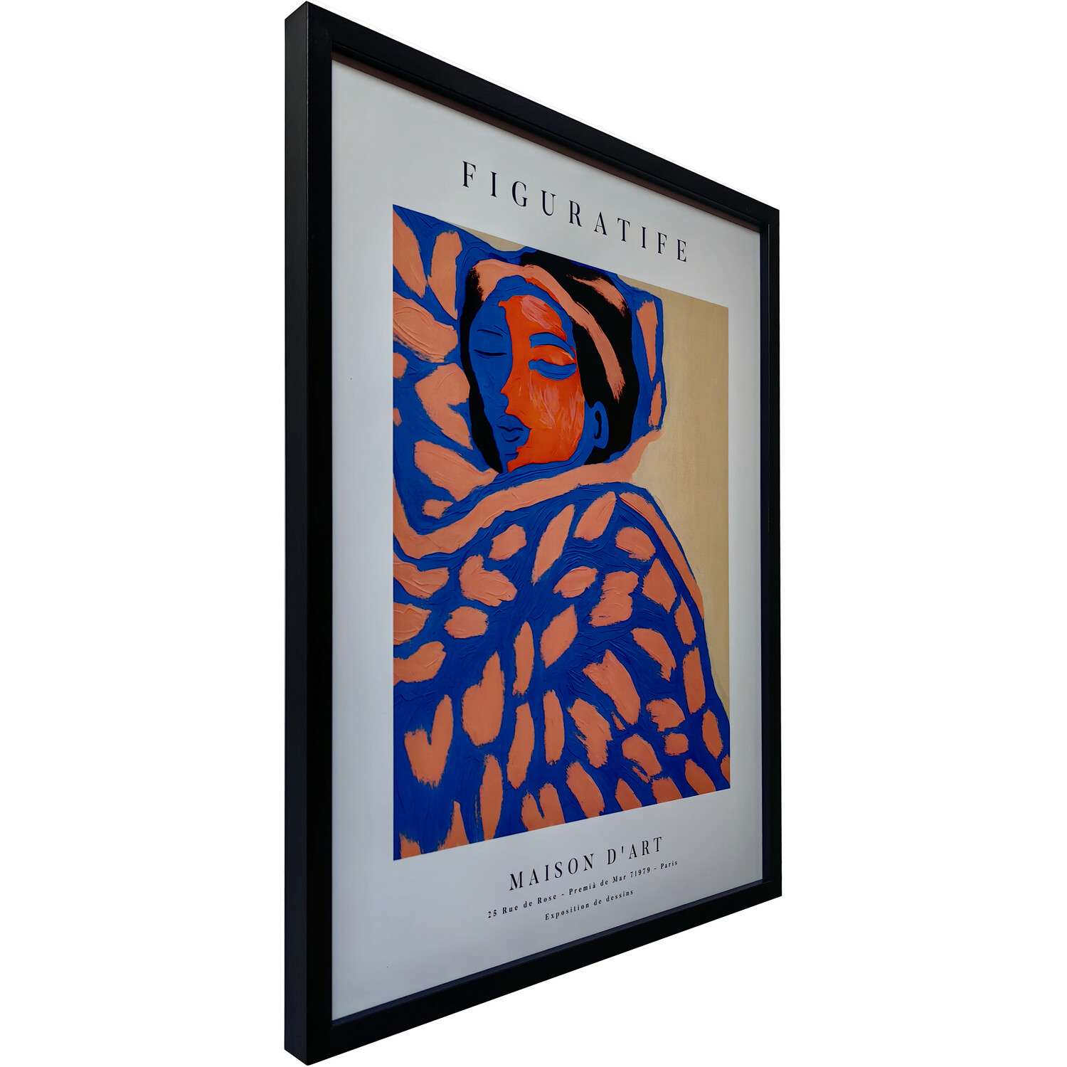 Set of 3 Kenny Portrait Framed Art Multicolour Image 5