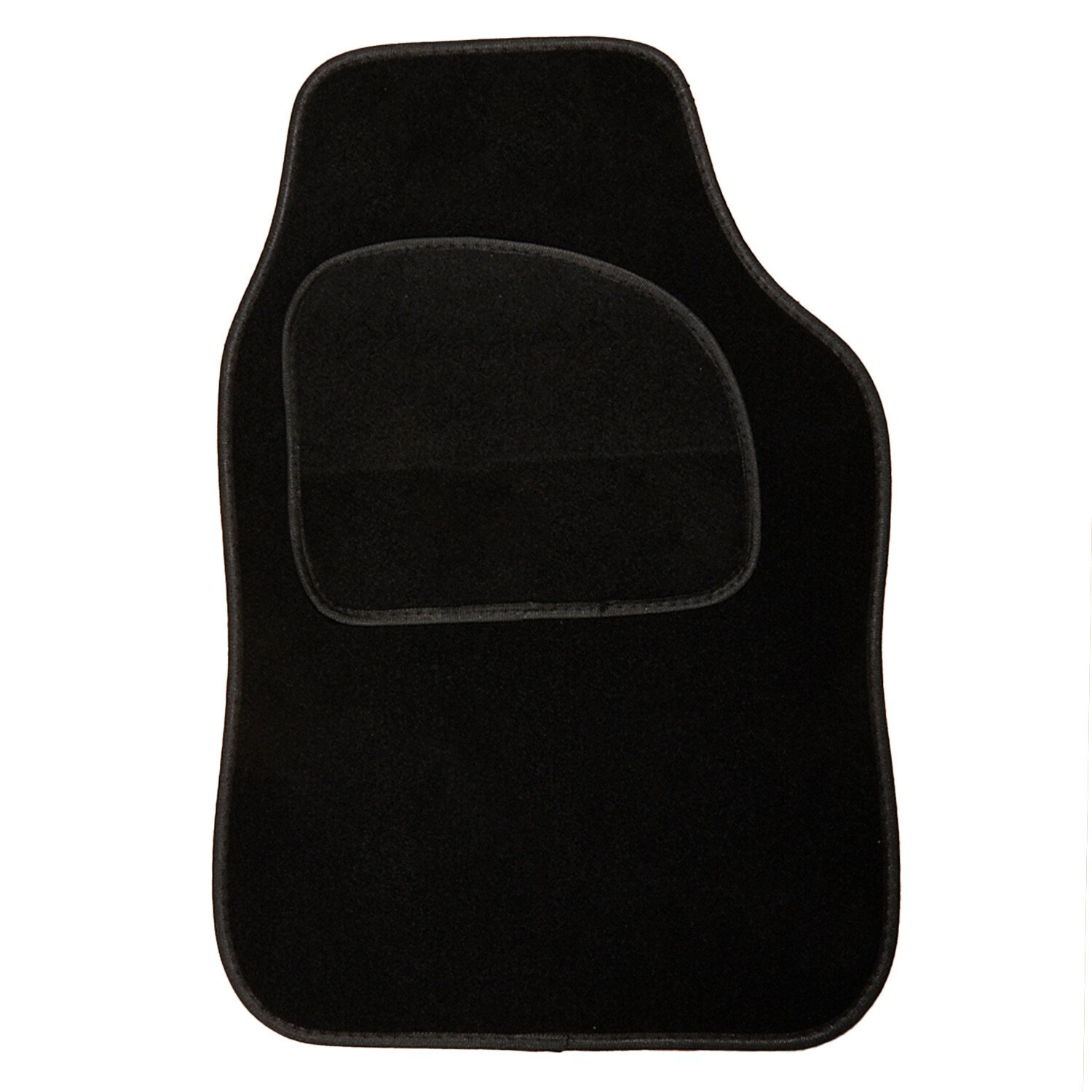 Set of 4 Carkit Carpet Car Mats - Black Image 1