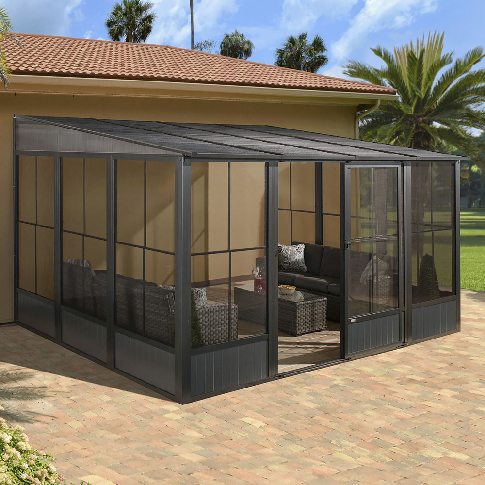 Sojag Charleston 3 x 4m Grey Conservatory Image 2