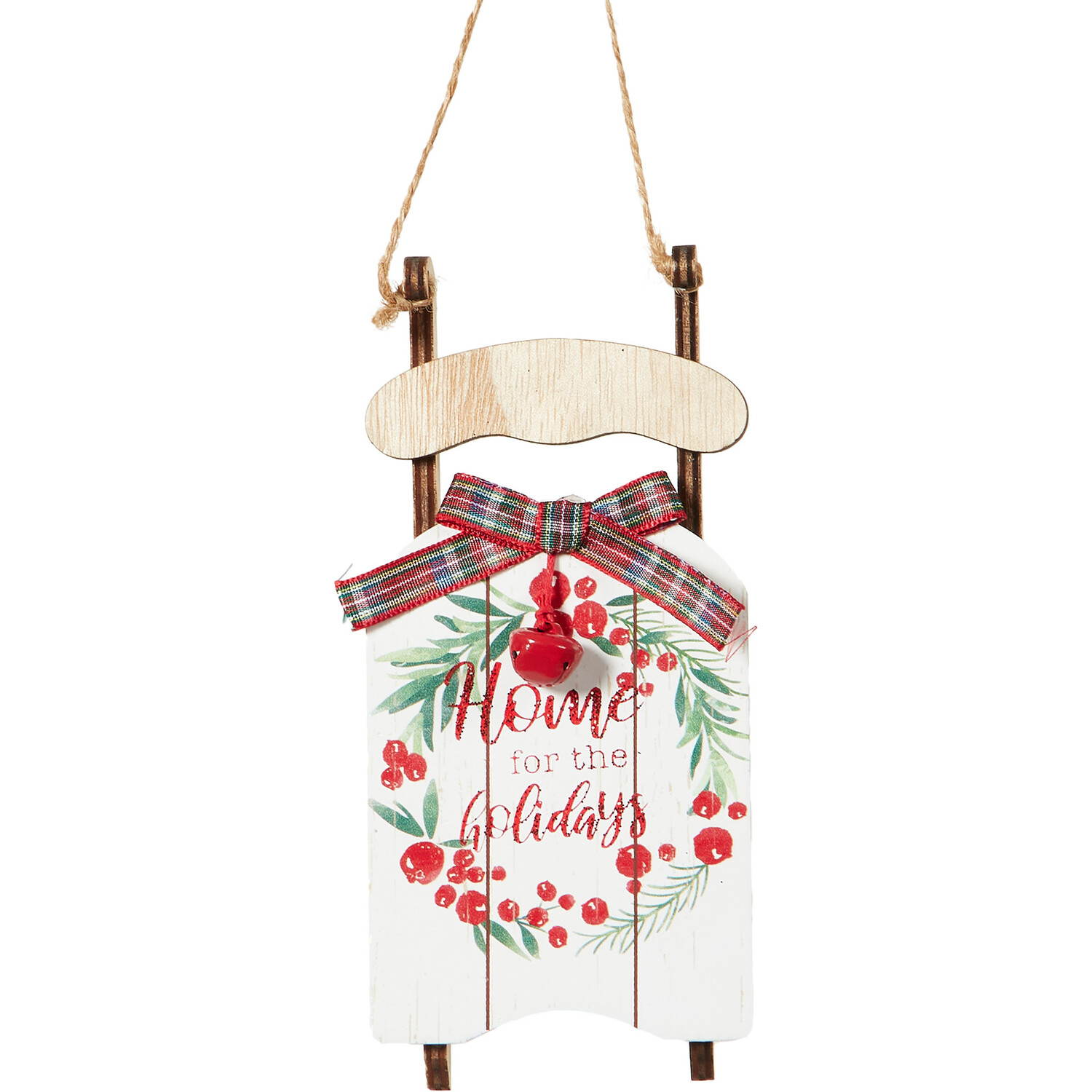 Christmas Sleigh Hanging Decoration Image 3