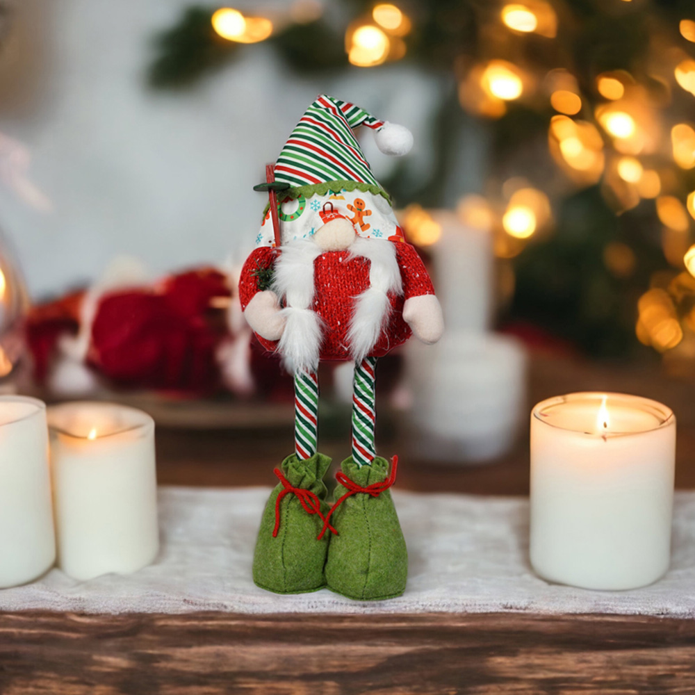 Xmas Haus Freya Festive Gonk with Extendable Legs Image 6