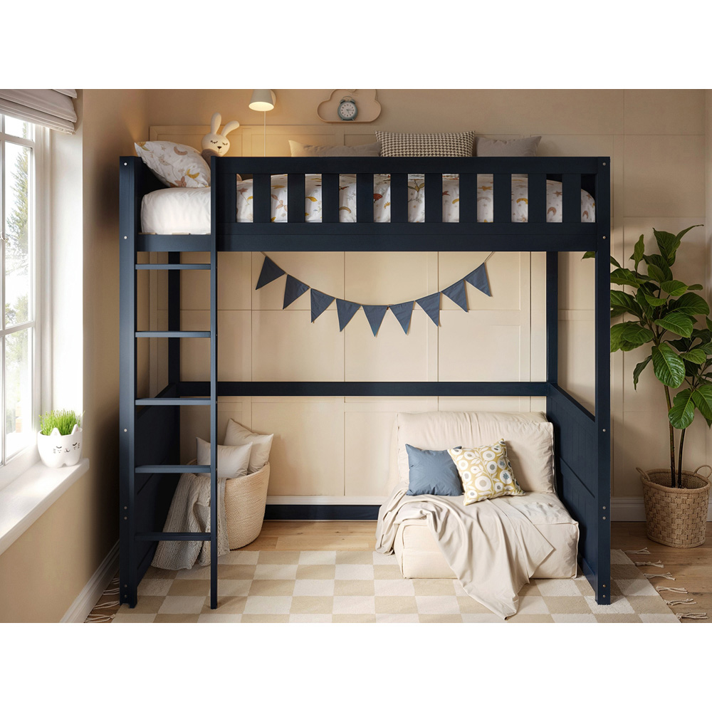Flair Bea Navy Wooden High Sleeper Image 3