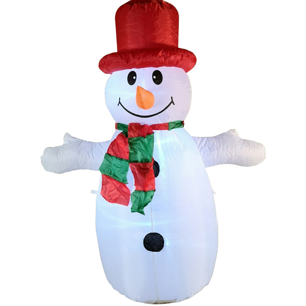 Samuel Alexander Snowman Light Up Inflatable Christmas Decoration 4ft Image 2