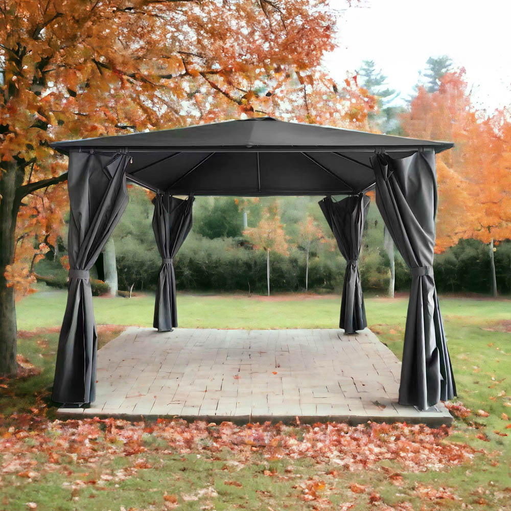 Royalcraft Titan 3 x 3m Grey Galvanised Steel Gazebo Image 4