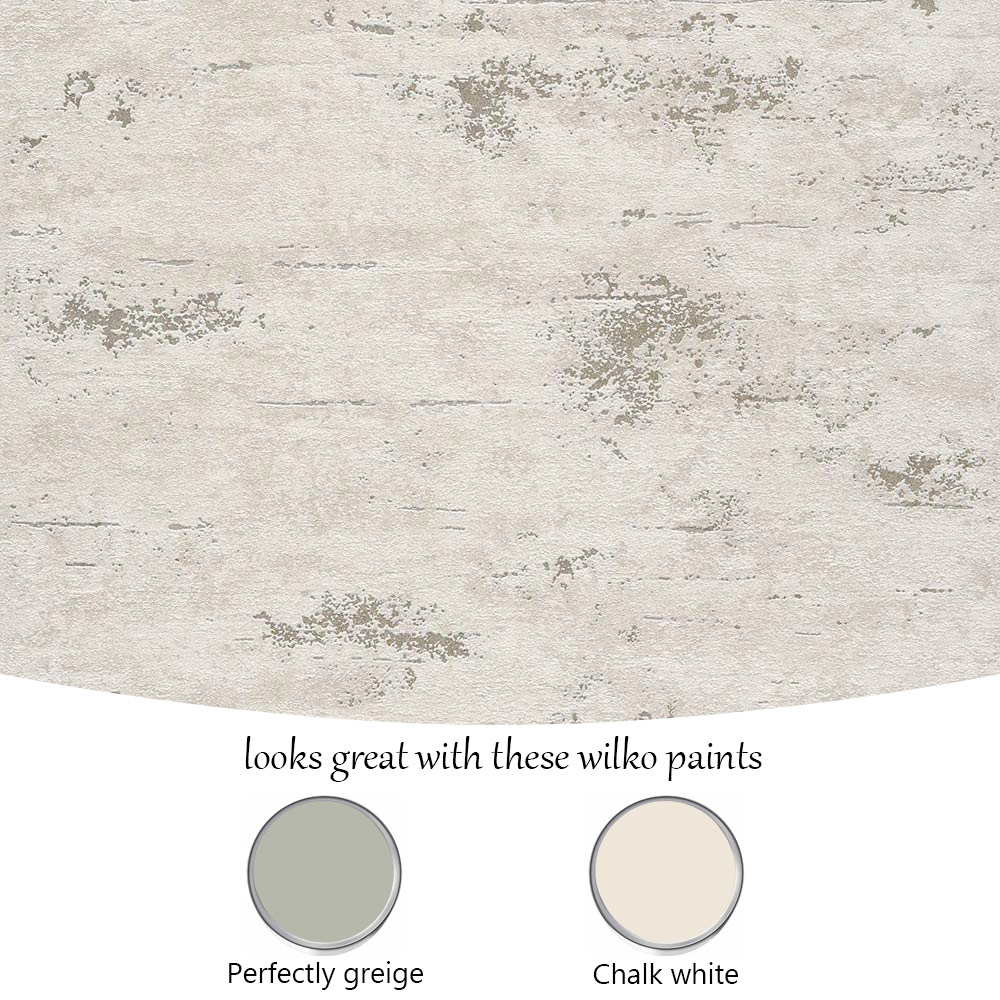 Grandeco On The Rocks Cream and Gold Wallpaper Image 4