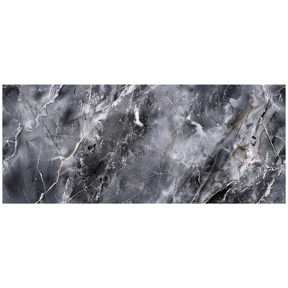Warren Reed Designer Deep Grey Marble Effect Bathroom Splashback 25 x 60cm Image 2