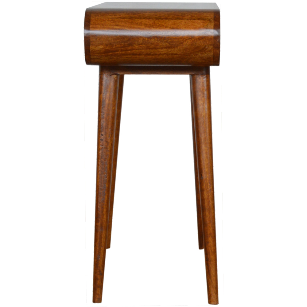 Artisan Furniture London Chestnut 2 Drawer Solid Wood Console Table Image 4