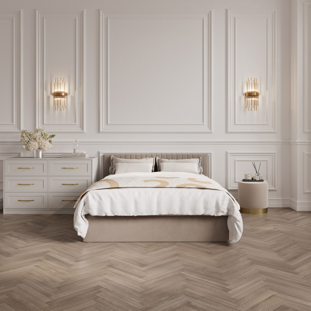 LPD Home Berlin Beige King Size Ottoman Bed Image 7