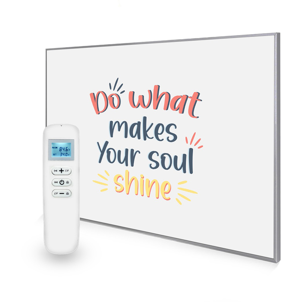 Mirrorstone Nexus Do What Makes Your Soul Shine Wi-Fi Infrared Heating Panel 1200W 995 x 1195mm  Image 2