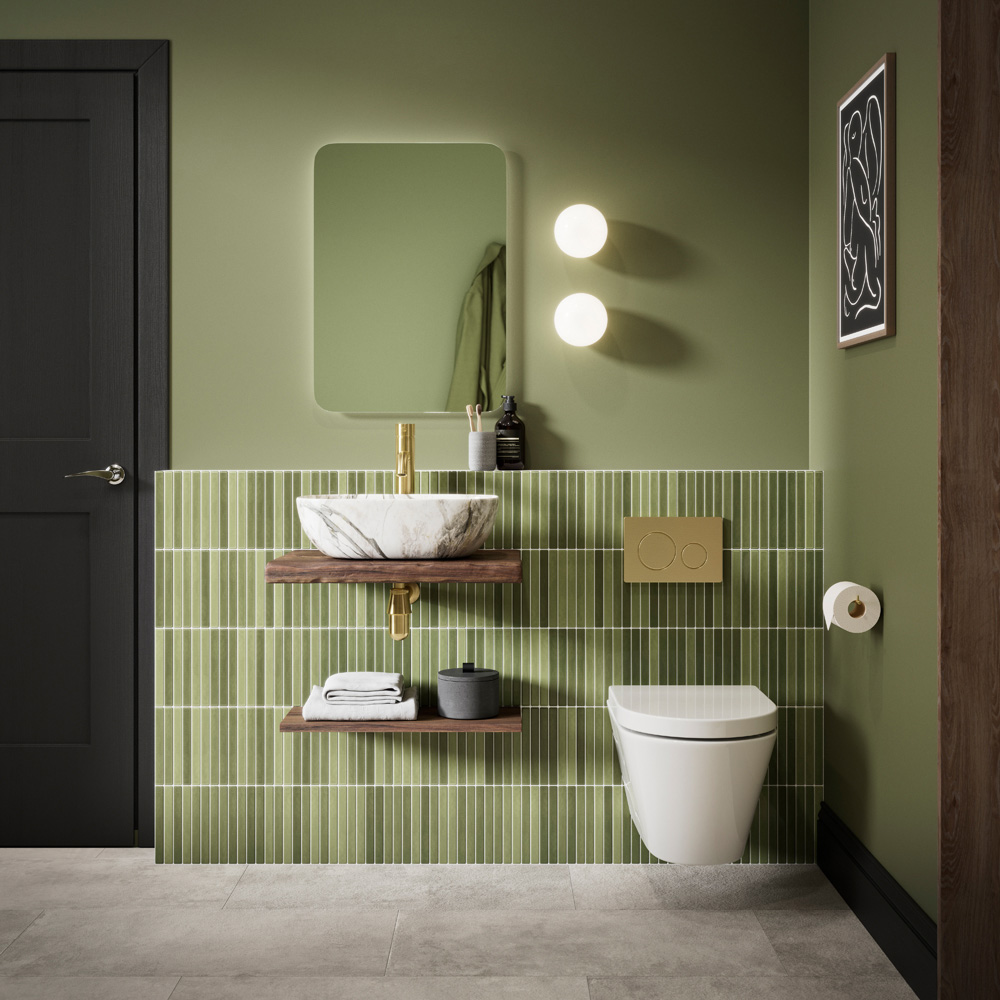 Bathstore Bavaro Wall Hung WC and Soft Close Seat with Dual Flush Image 7