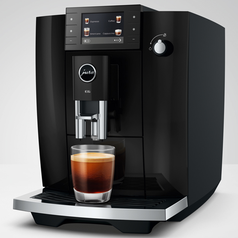 Jura E6 15805 Piano Black Bean-to-Cup Coffee Machine Image 6
