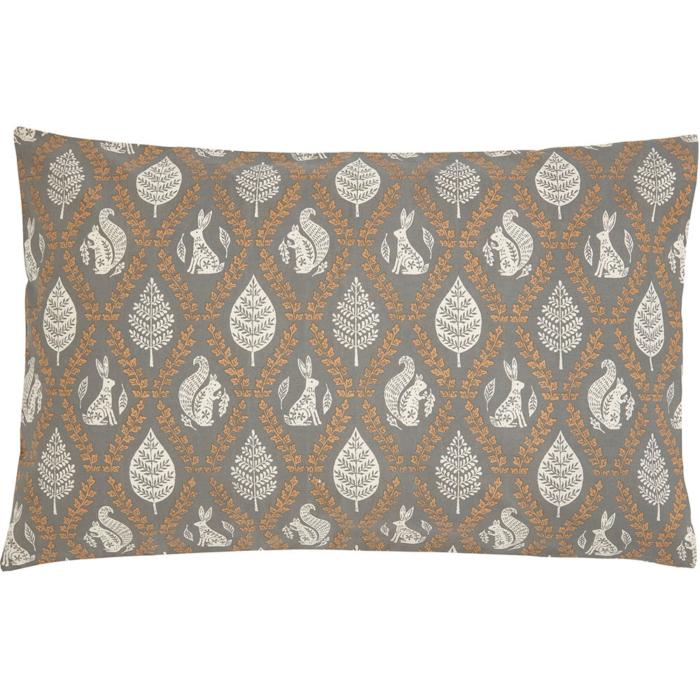 Helena Springfield Woodland Trellis Double Graphite and Copper Duvet Set Image 2