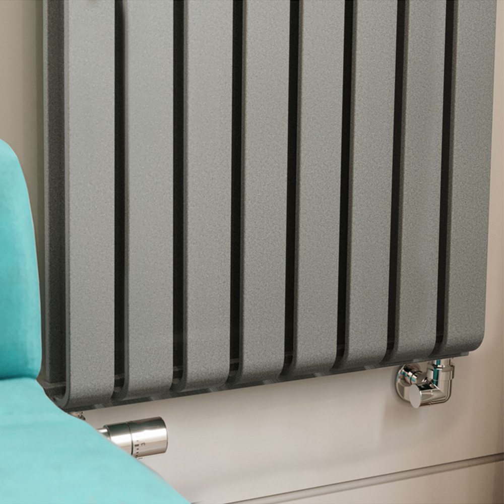 Terma Warp Room 5163 BTU Salt n Pepper Radiator 1800 x 525mm Image 6