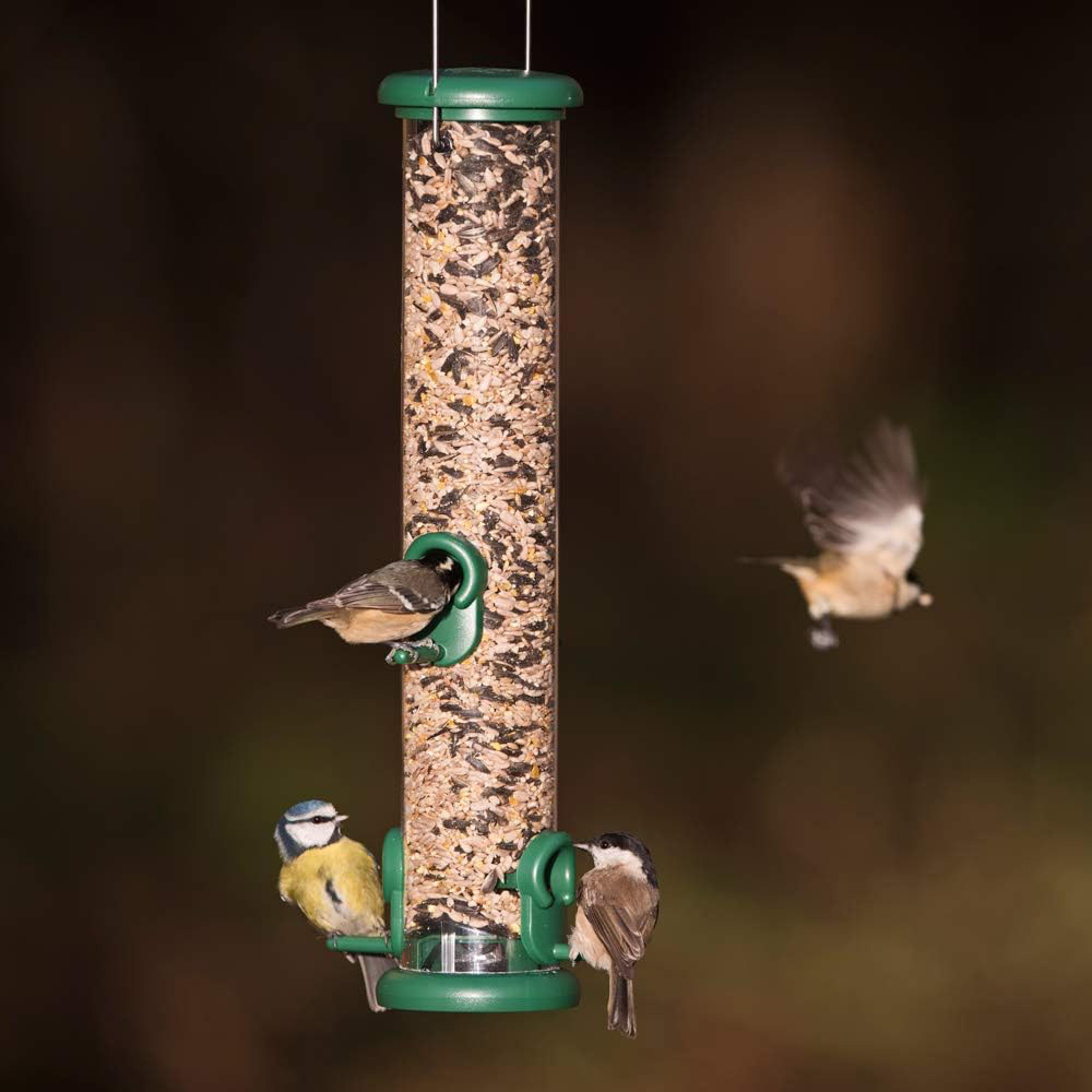 Happy Beaks Jacobi Jayne 4 Port Ring Pull Medium Seed Feeder Image 2