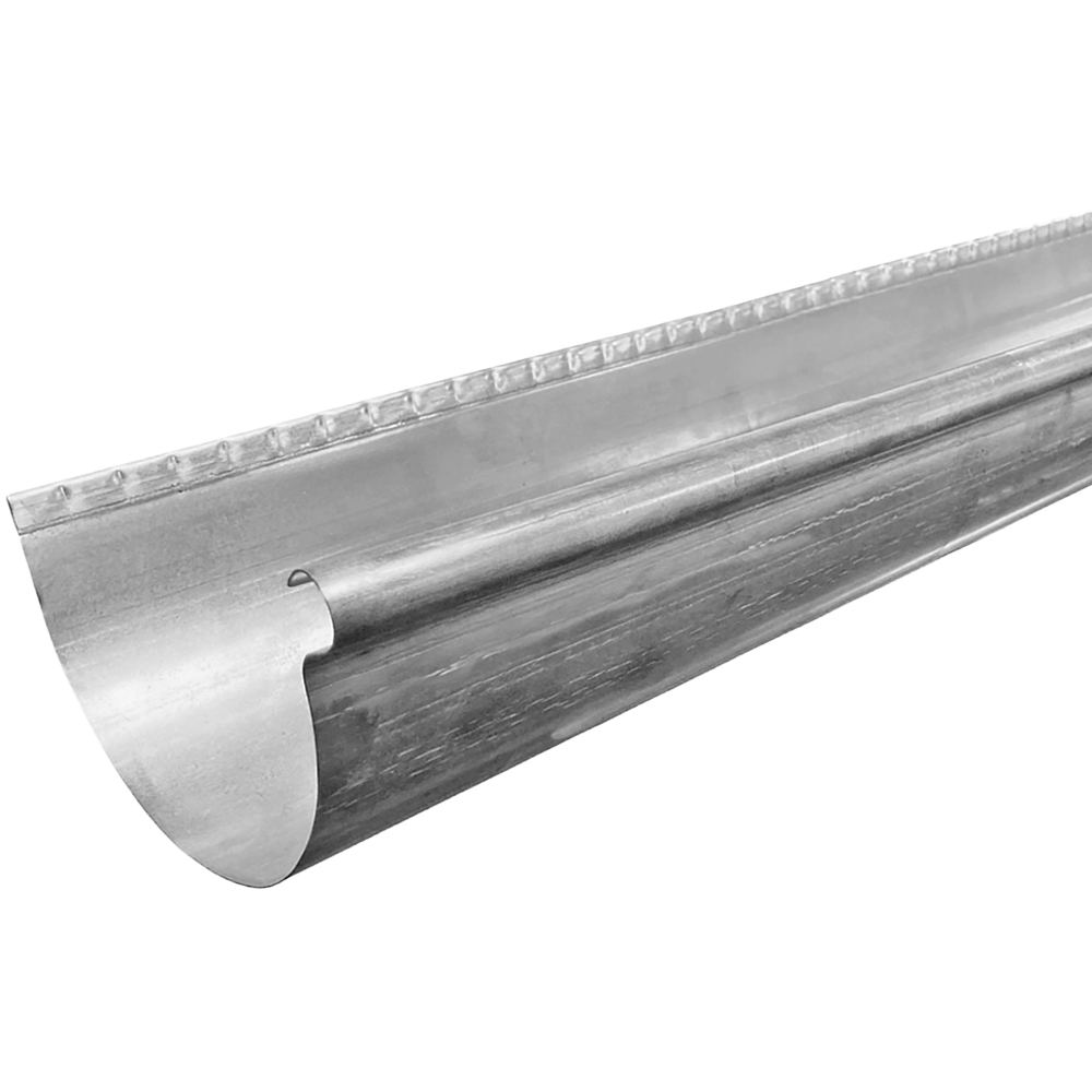 Metal Gutta Half Round Stainless Steel Gutter 125 x 76mm 10 Pack Image 3