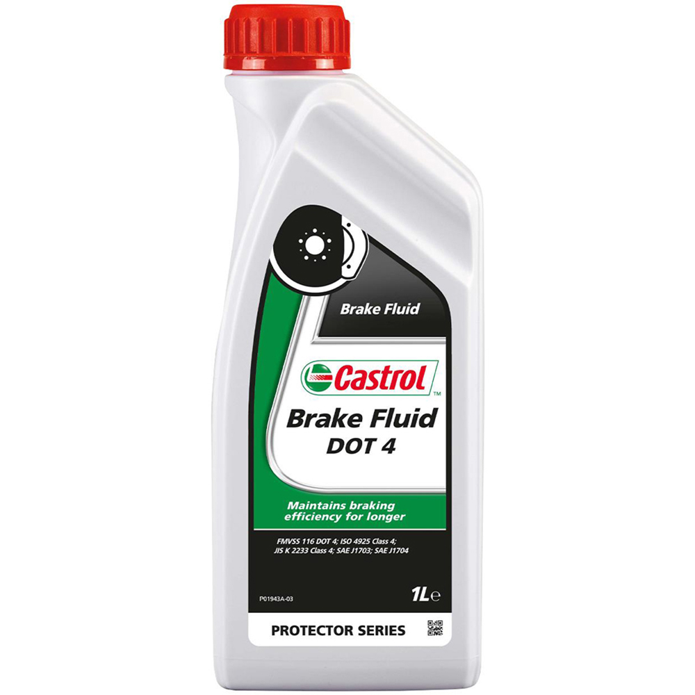 Castrol Protector Series DOT 4 Car and Motorcycle Brake Fluid Oil 1L Image