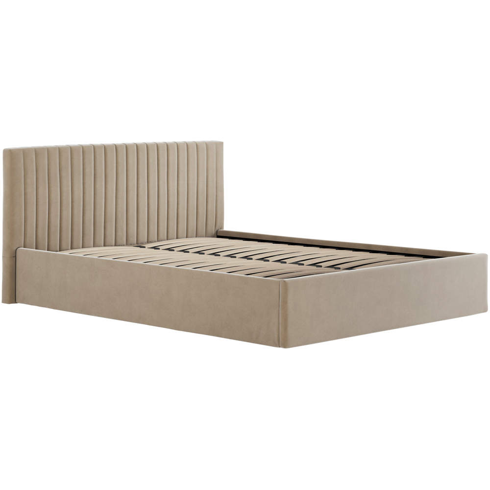 LPD Home Berlin Beige King Size Ottoman Bed Image 2