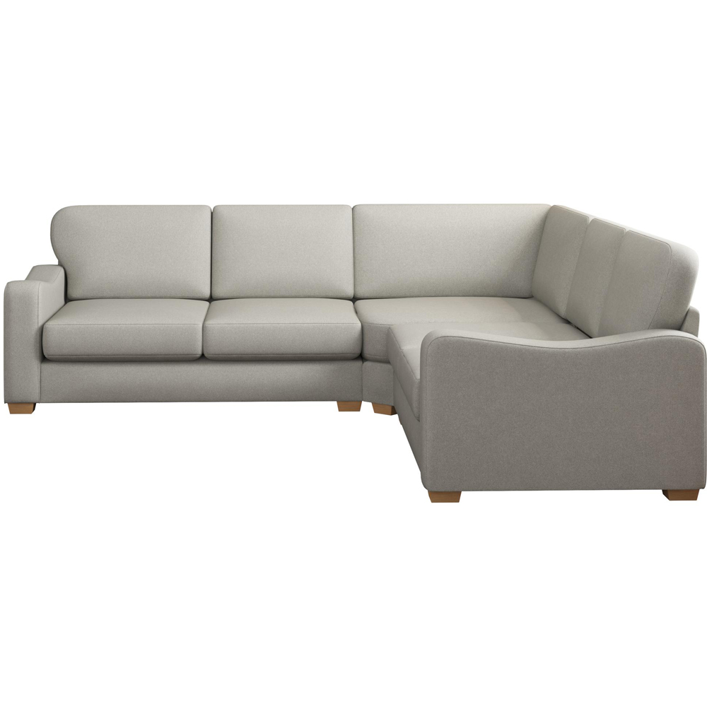 Theadford 4 Seater Venice Mink Fixed Back Corner Sofa Image 3