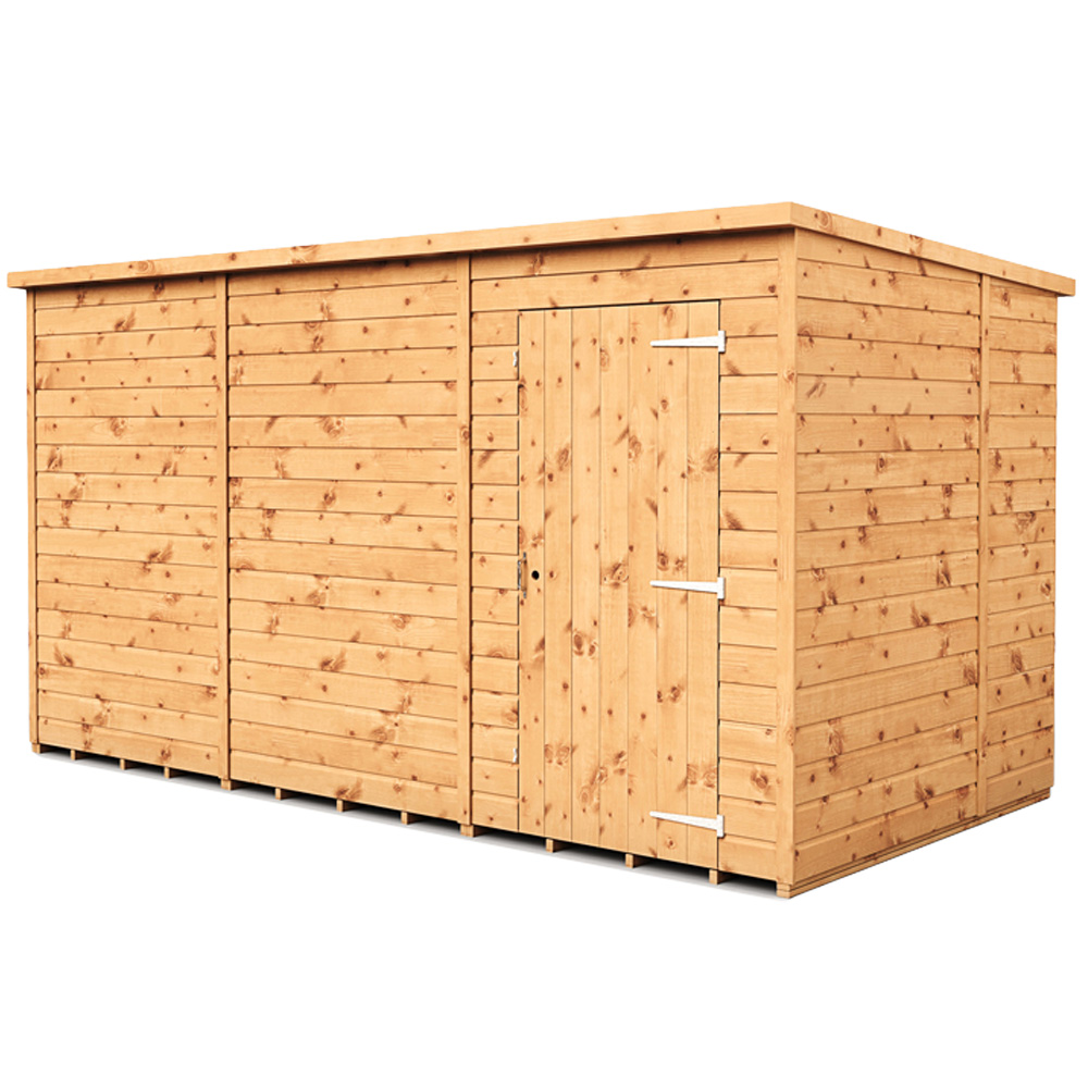 Empire Sheds 12 x 6ft Tongue and Groove Wooden Pent Garden Shed Image 1