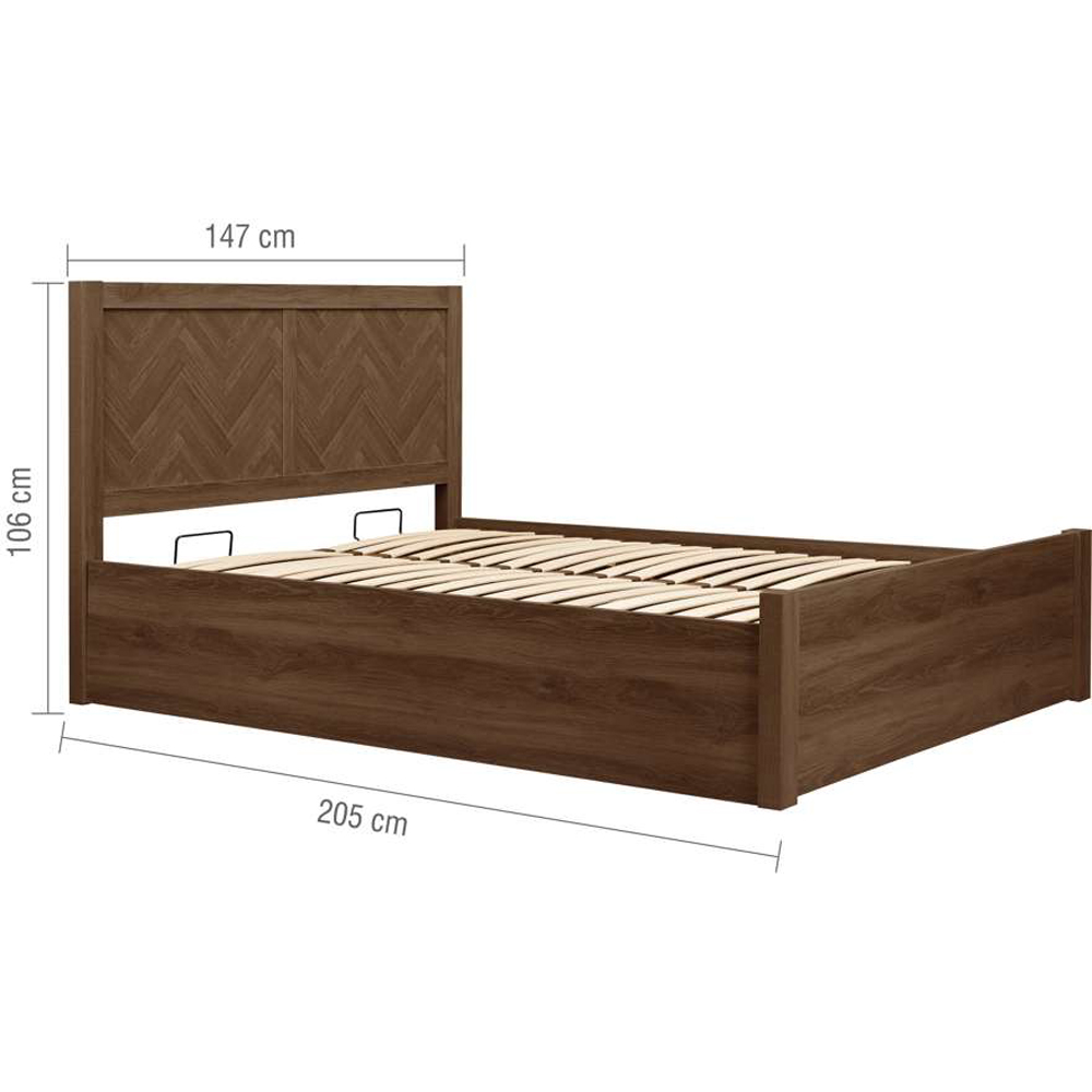 Herringford Double Ottoman Bed Image 9