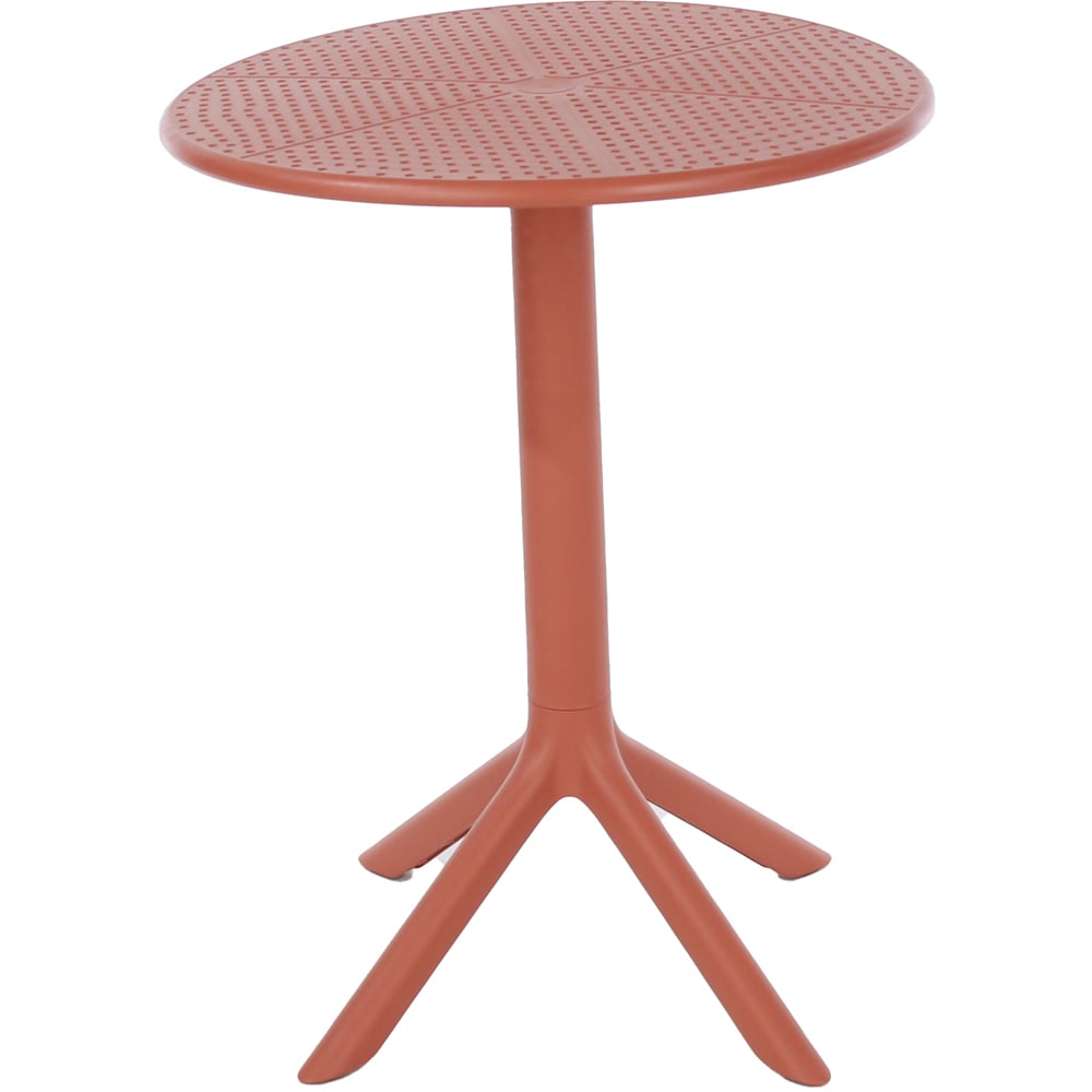 Core Products Rimini Lattice 2 Seater Terracotta Bistro Table Set Image 4