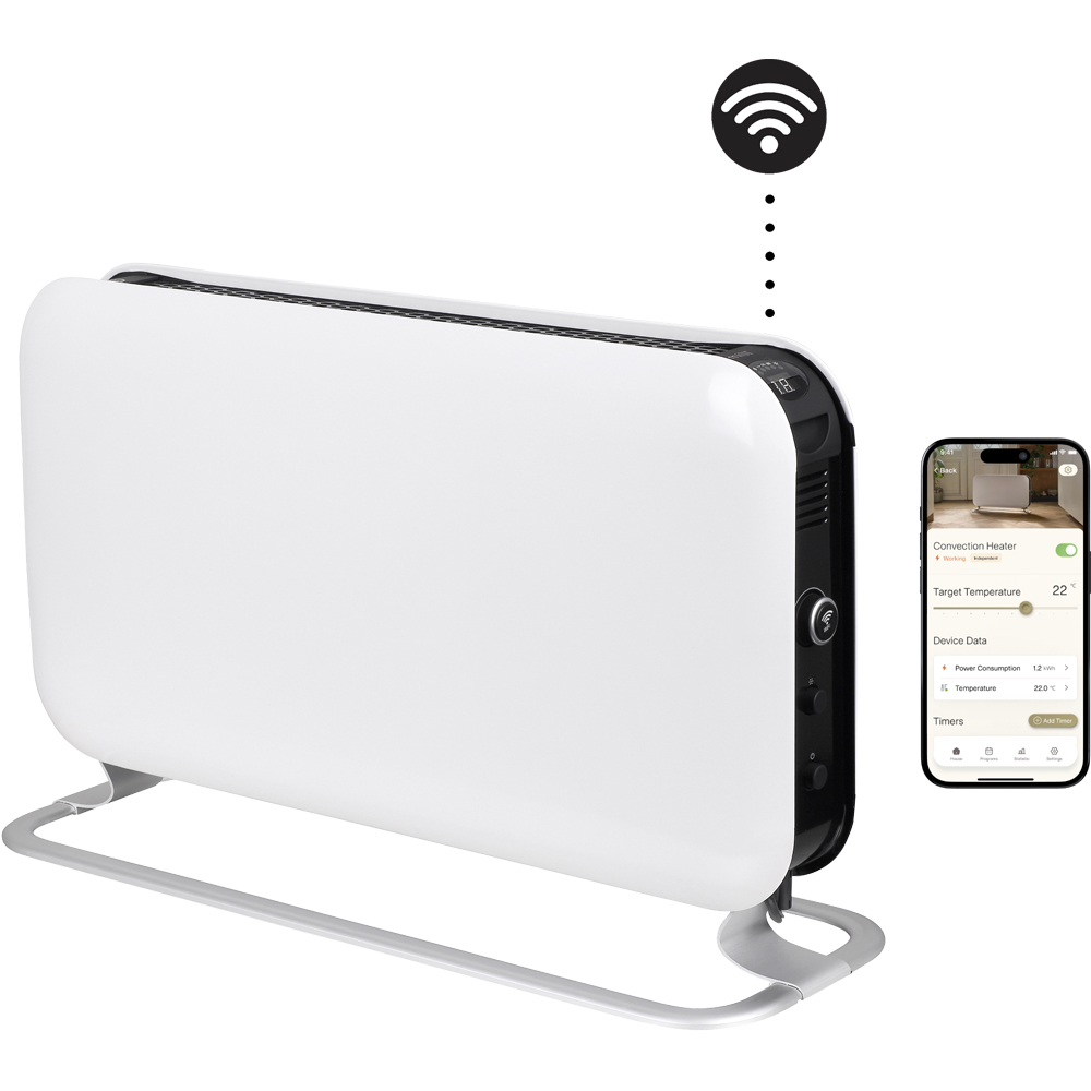 Mill White Wi-Fi Portable Heater 1200W Image 3