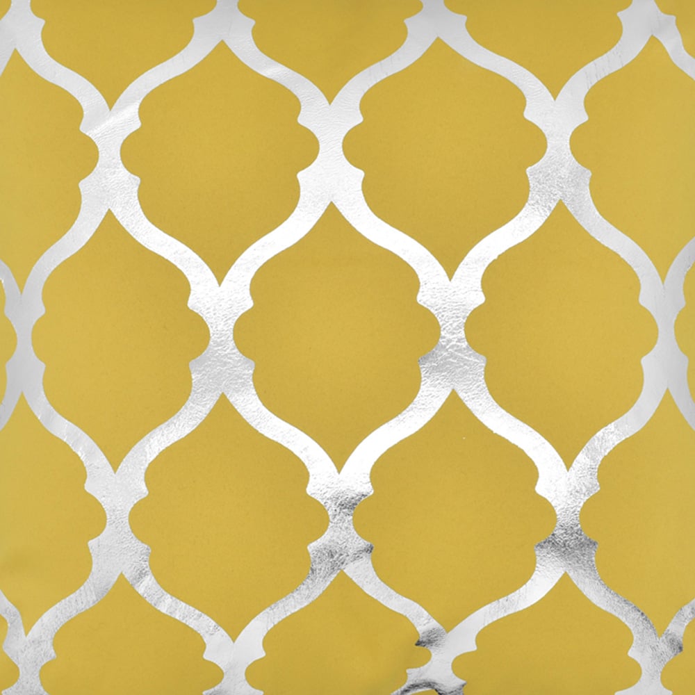 Velosso Arabesque Ochre Filled Cushion 43 x 43cm 2 Pack Image 2