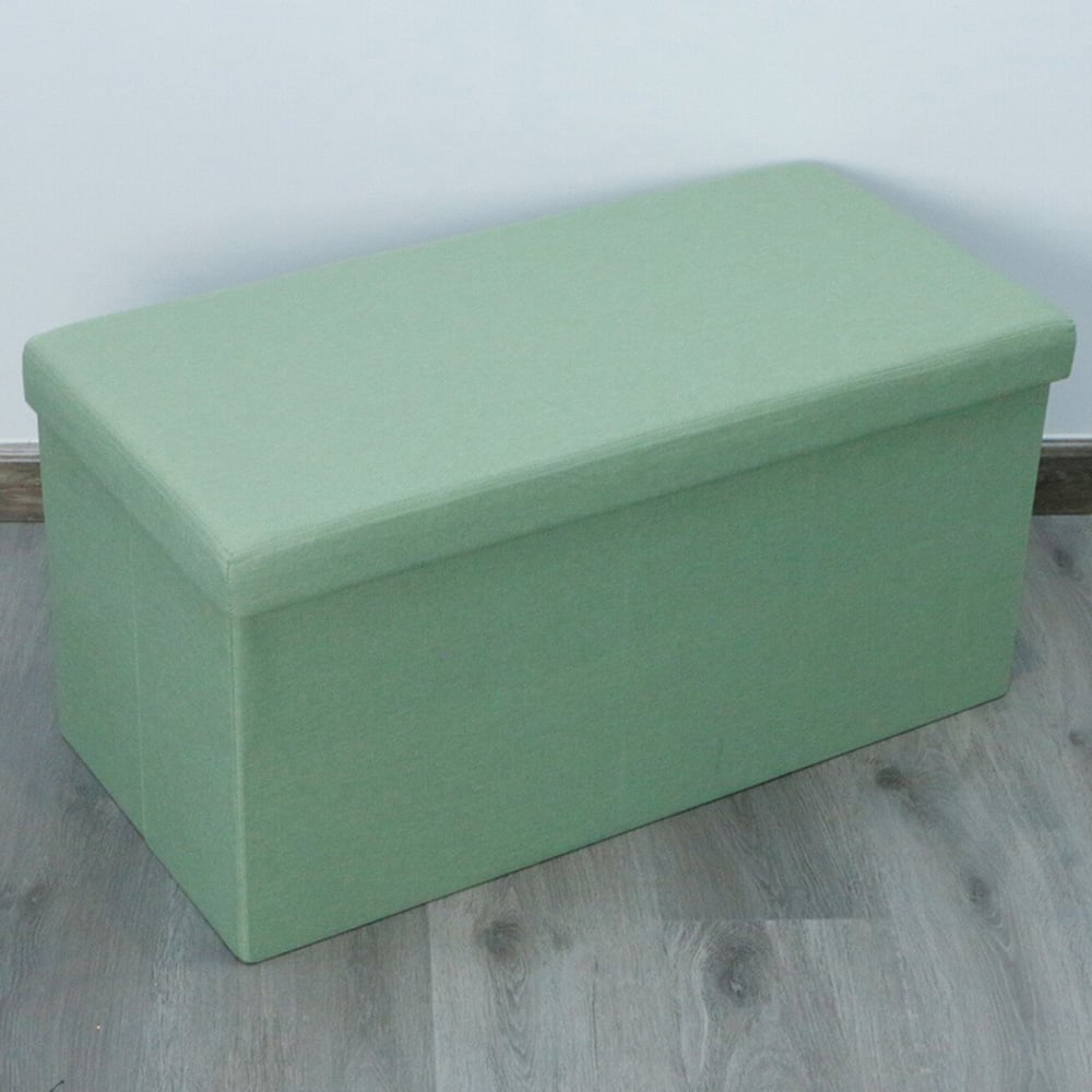 Green Seville Linen Storage Trunk Image 1