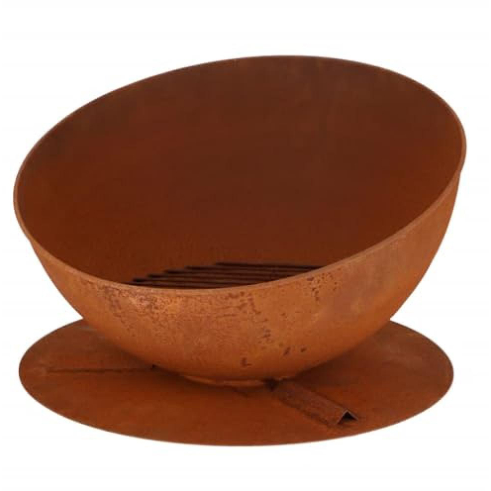 Fallen Fruits Rust Sloping on Disc Fire Bowl Image 3