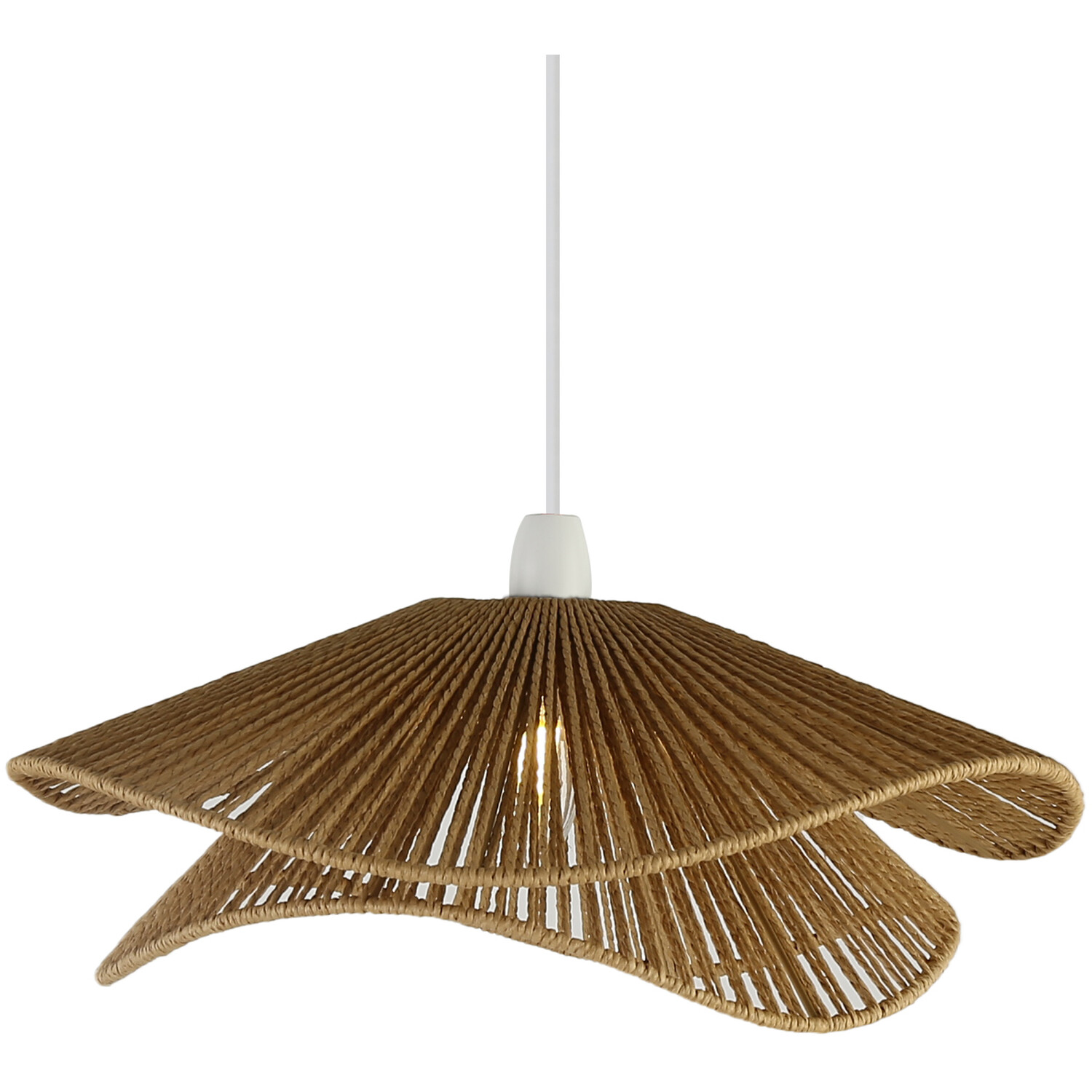 Sofia Flower Pendant - Natural Image 2