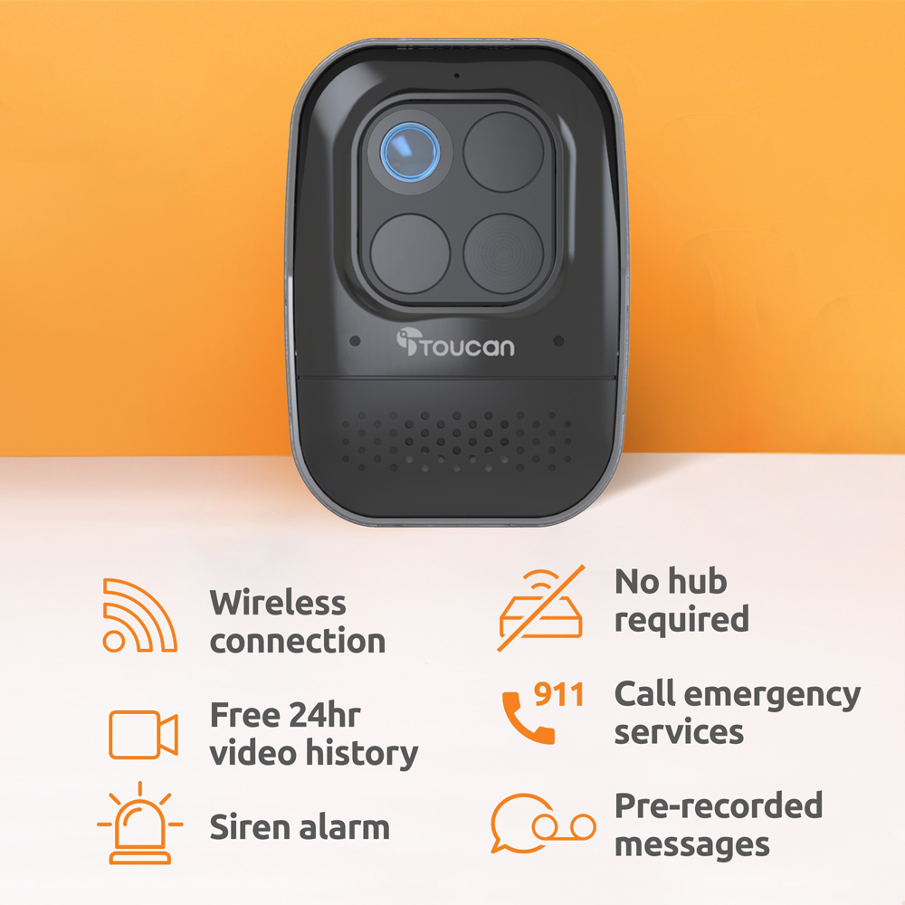 Toucan Pro Wireless Security Camera with Radar Motion Detection Image 7