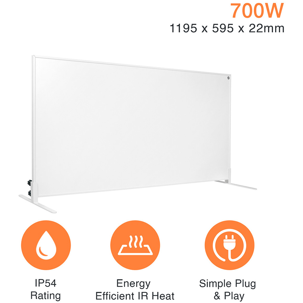 Mirrorstone Classic Portable Infrared Heating Panel 700W Image 7