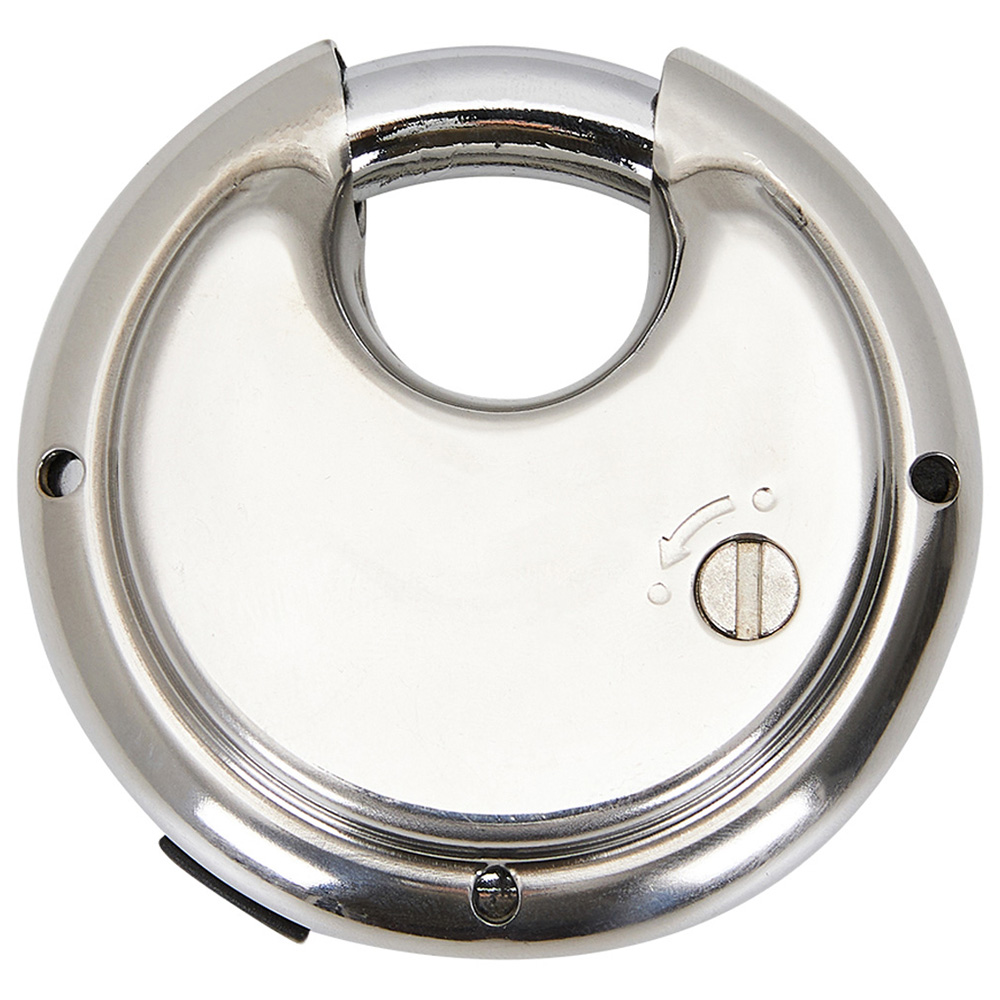 Living and Home 4 Digit Silver Zinc Alloy Combination Padlock Image 5