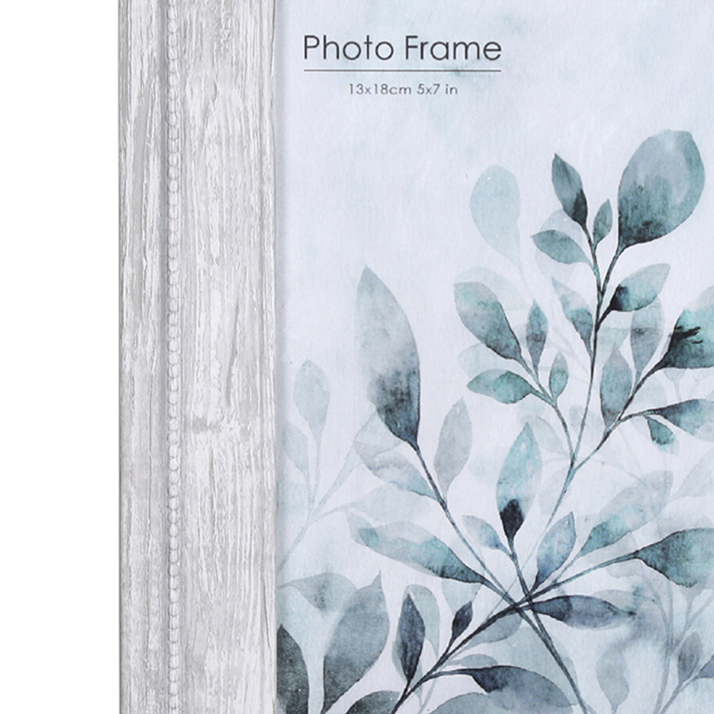 The Port. Co Gallery Avery Washed Grey Photo Frame 7 x 5 inch Image 2