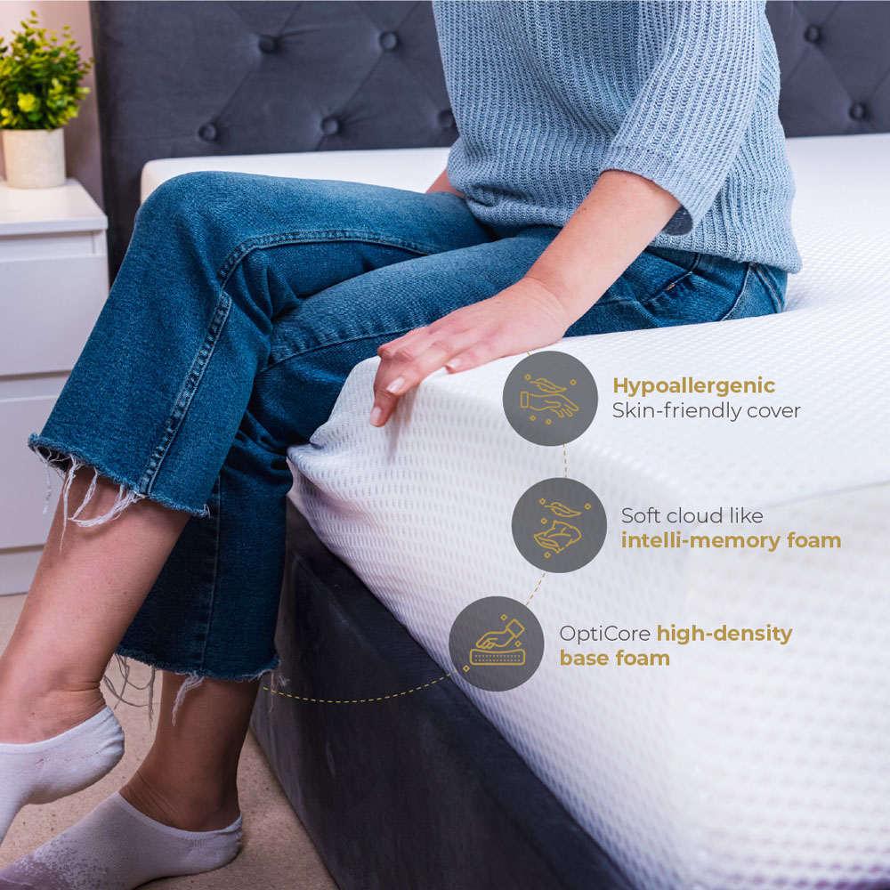 DS Living PureDream King Size Orthopaedic Memory Foam Mattress 5 inch Image 3