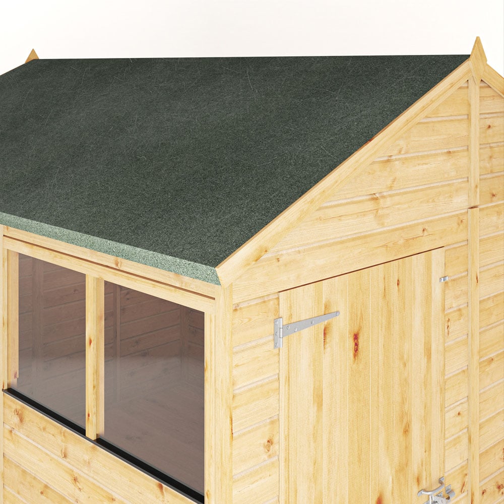 Mercia Woodsman 10 x 8ft Shiplap Glass Apex Shed Image 7