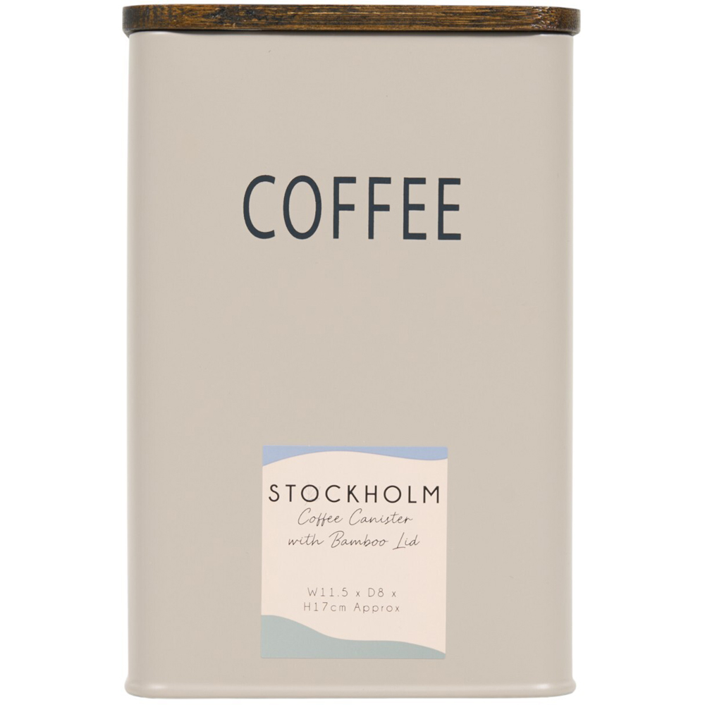 Stockholm Coffee Canister with Bamboo Lid Image 2