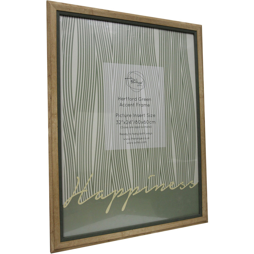 Hertford Green Accent Frame - Natural / 80x60cm Image 2