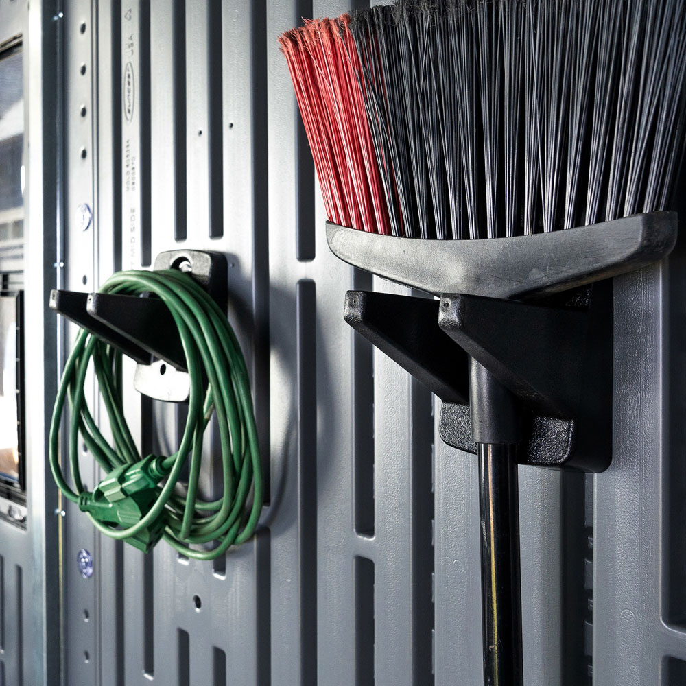 Suncast 2 Piece Single Hook Long Handle Tool Hanger Set Image 8