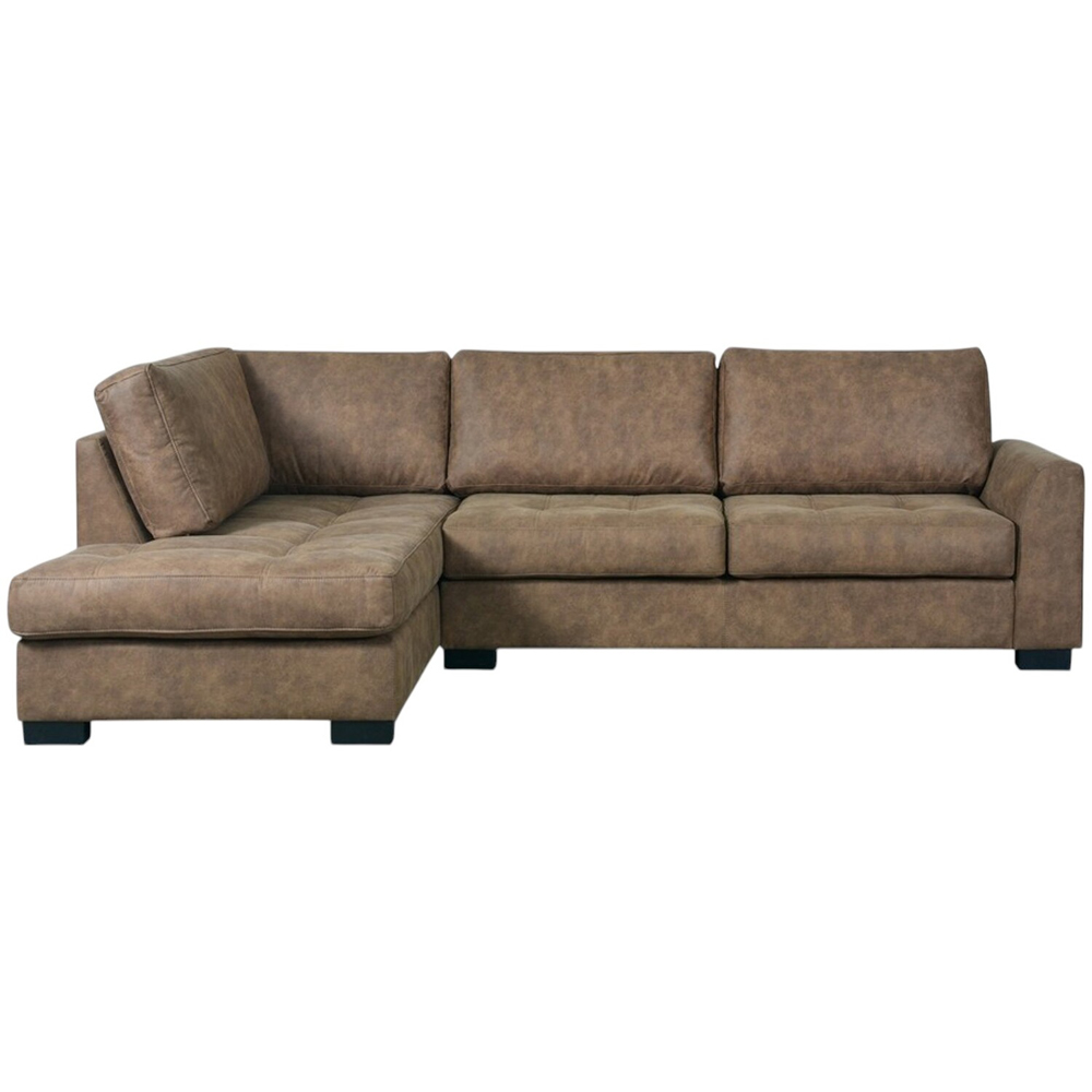 Mayfair Large Corner Sofa Brown Image 2