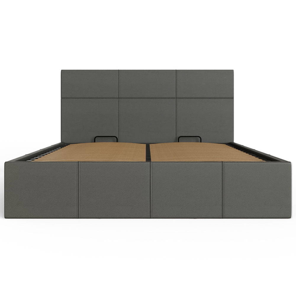 GFW King Grey Side Lift Ottoman Bed Image 5