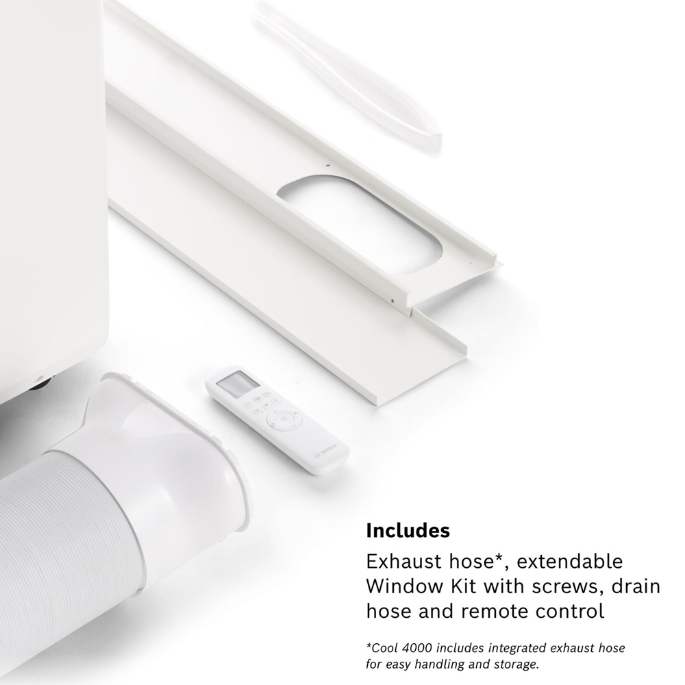 Bosch Cool 4000 3-in-1 White 2.6 kW Portable Air Conditioner with Remote Control Image 6