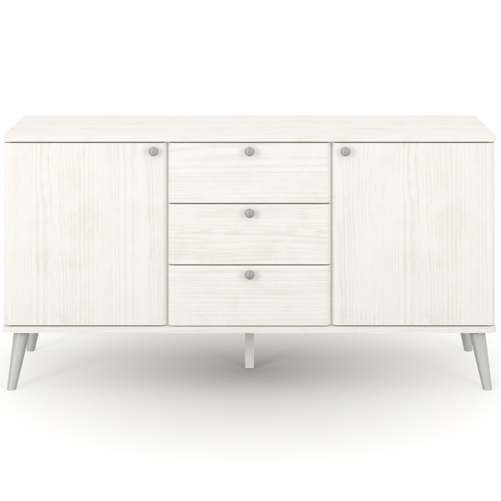 Core Products Augusta Curve 2 Door 3 Drawer Medium Sideboard Image 3